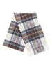 Echarpe Mérinos Tartan Muted Blue Stewart