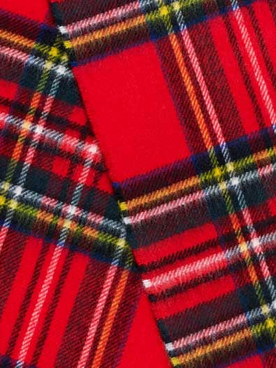 Echarpe Mérinos Tartan Royal Stewart
