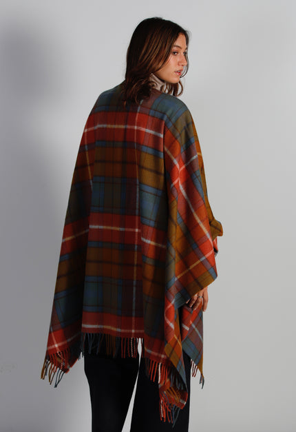 Ruana Longue Tartan Antique Buchanan