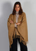 Ruana Unie Mérinos Camel