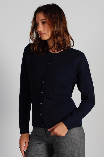 Cardigan Col Rond Cachemire