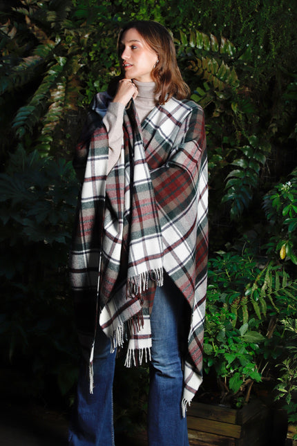 Ruana longue Tartan Dress Macduff