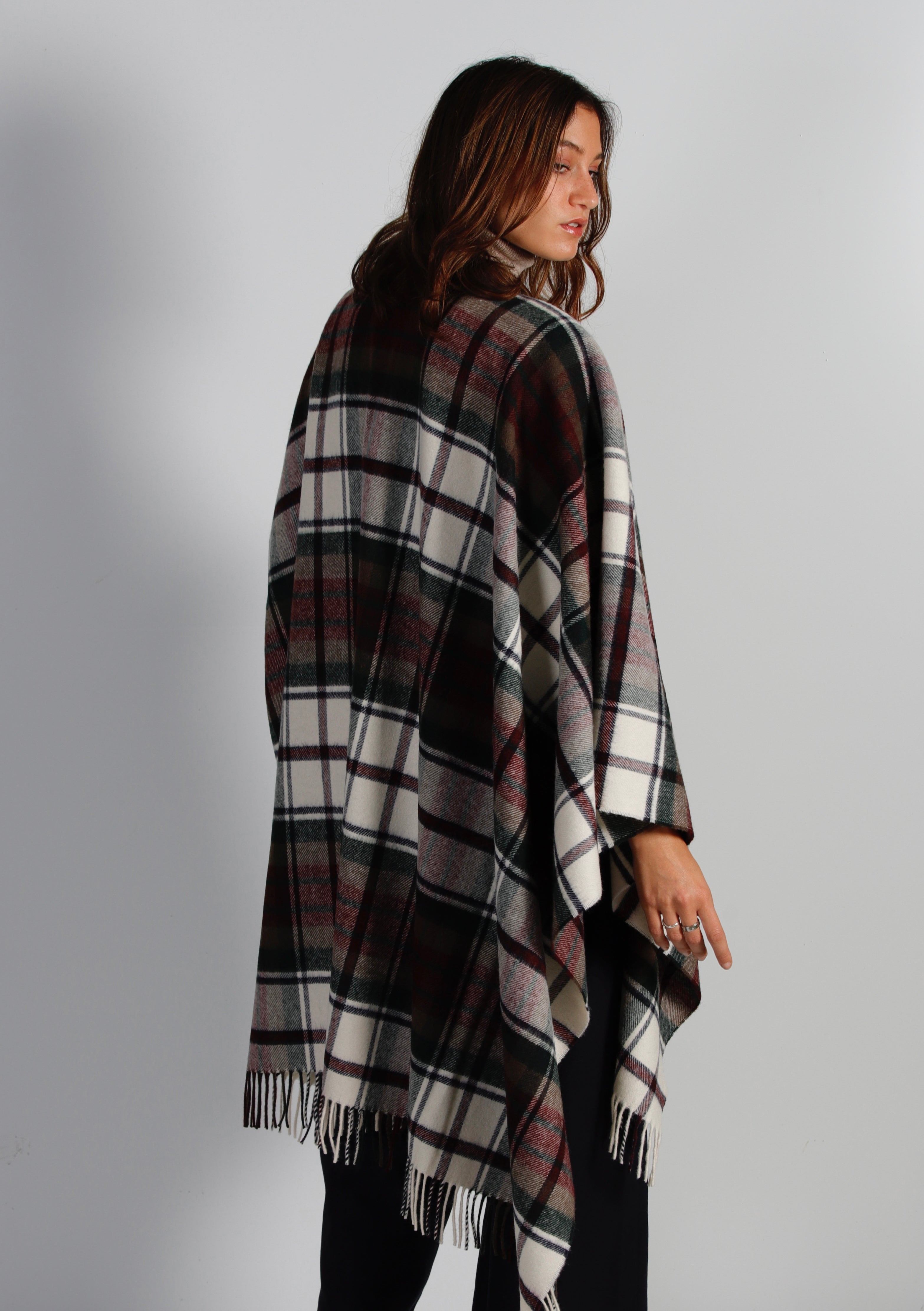 Ruana longue Tartan Dress Macduff