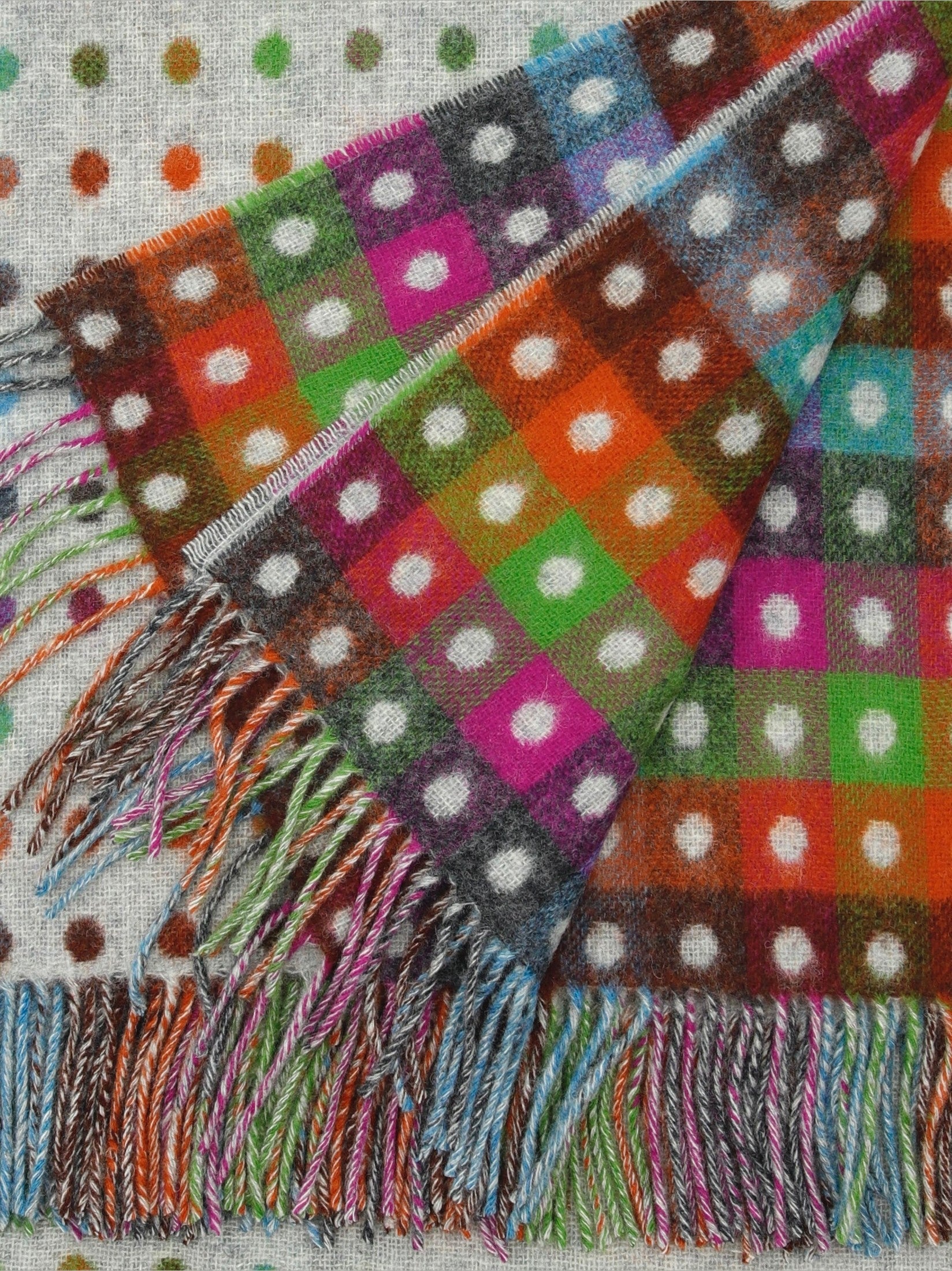 Plaid Multi Spot Grey