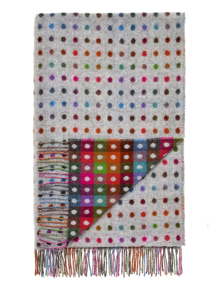 Plaid Multi Spot Grey