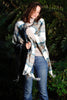 Ruana Tartan Muted Blue Stewart