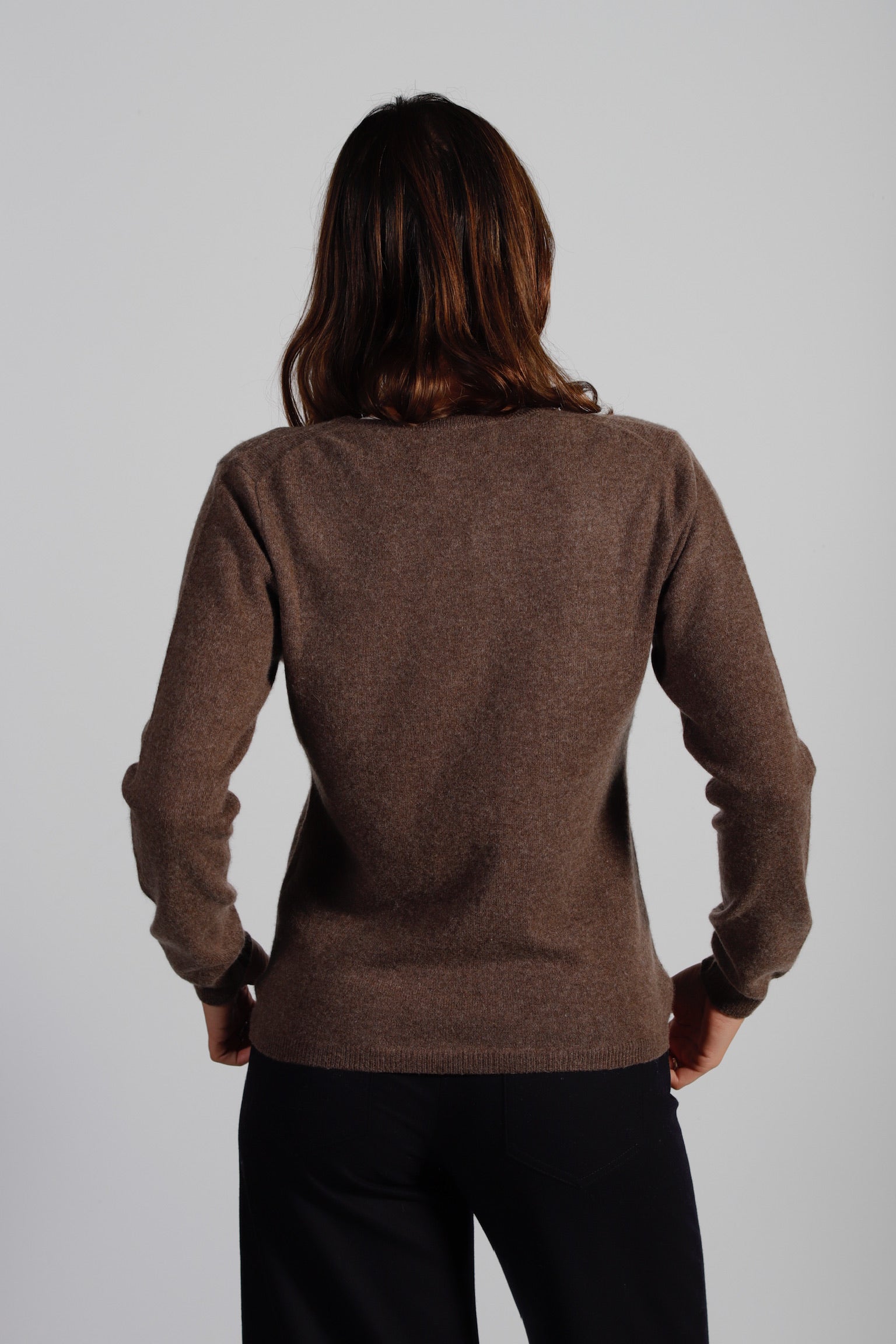 Pull Col Rond Cachemire