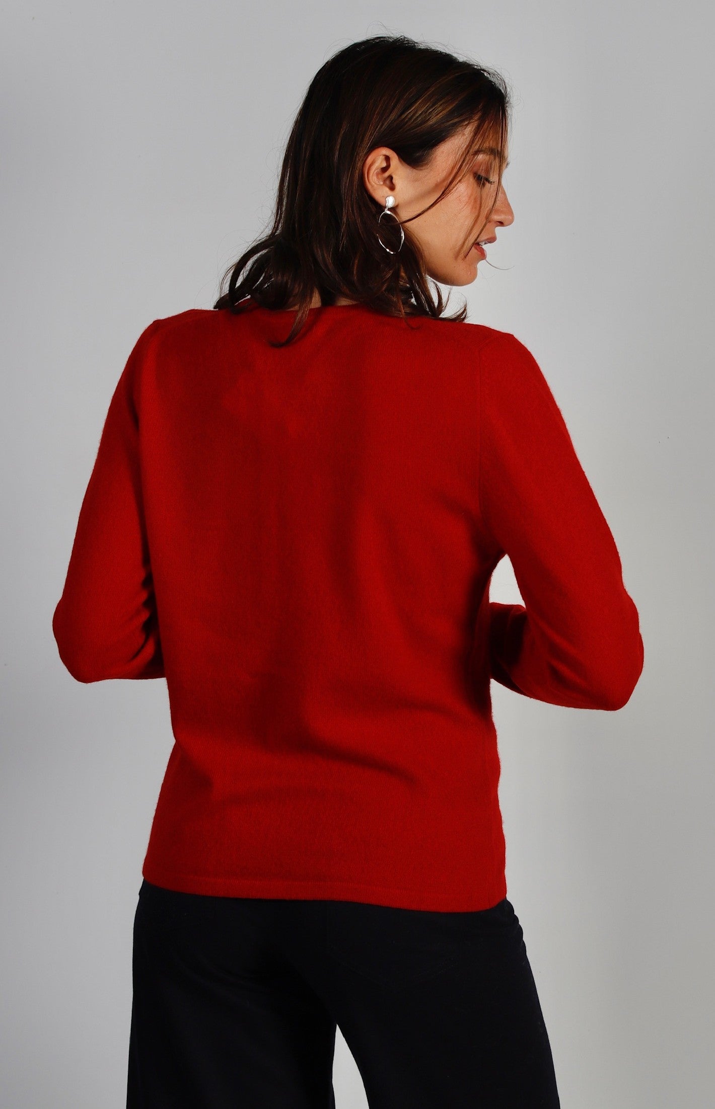 Pull Col Rond Cachemire