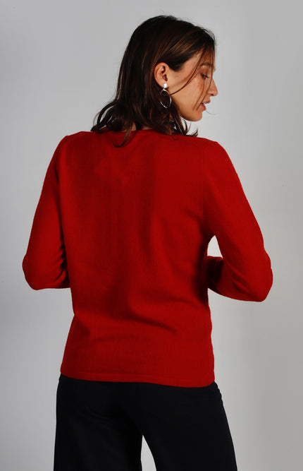 Pull Col Rond Cachemire