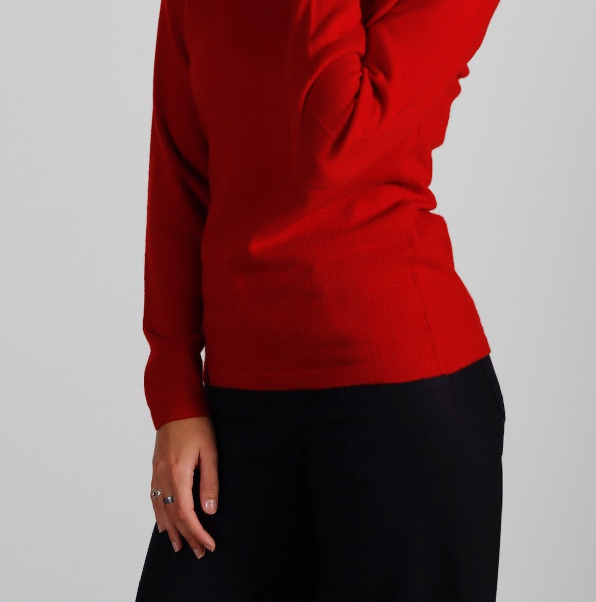 Pull Col Rond Cachemire