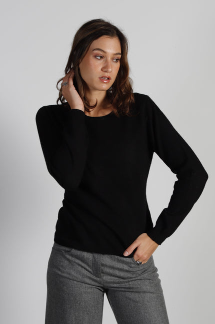 Pull Col Rond Cachemire