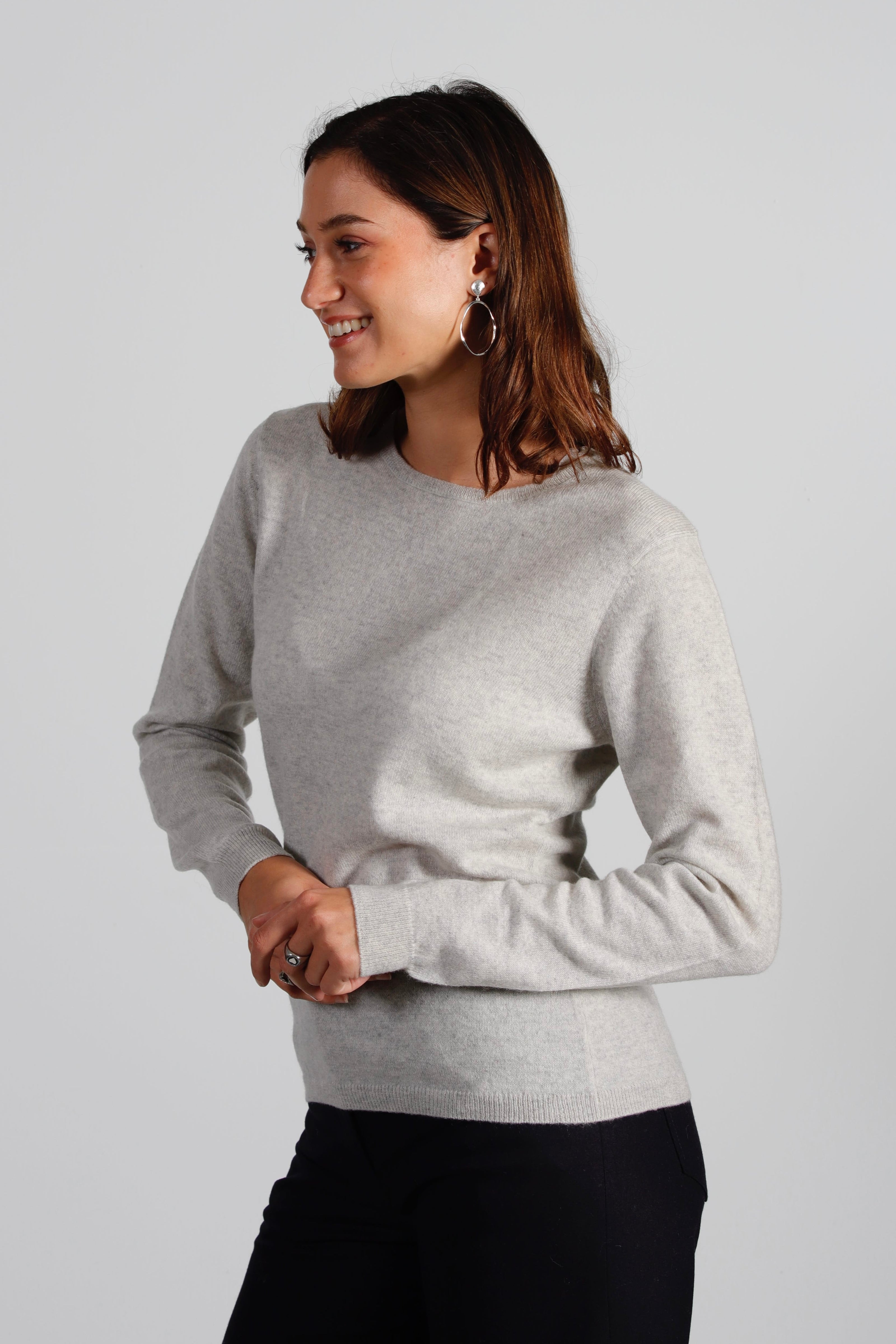 Pull Col Rond Cachemire