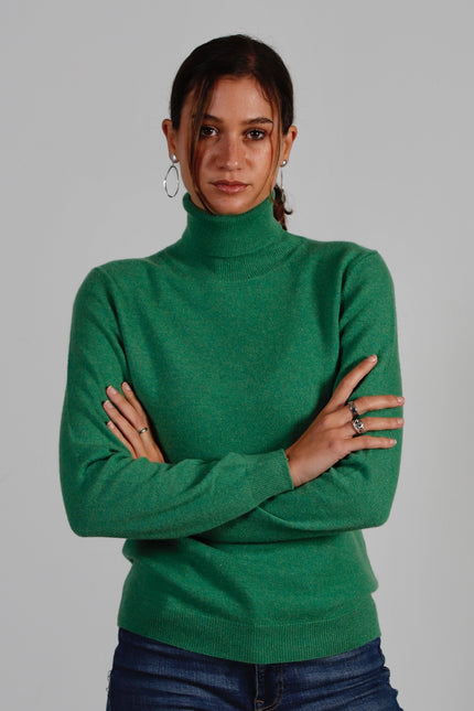 Pull Col Roulé Cachemire