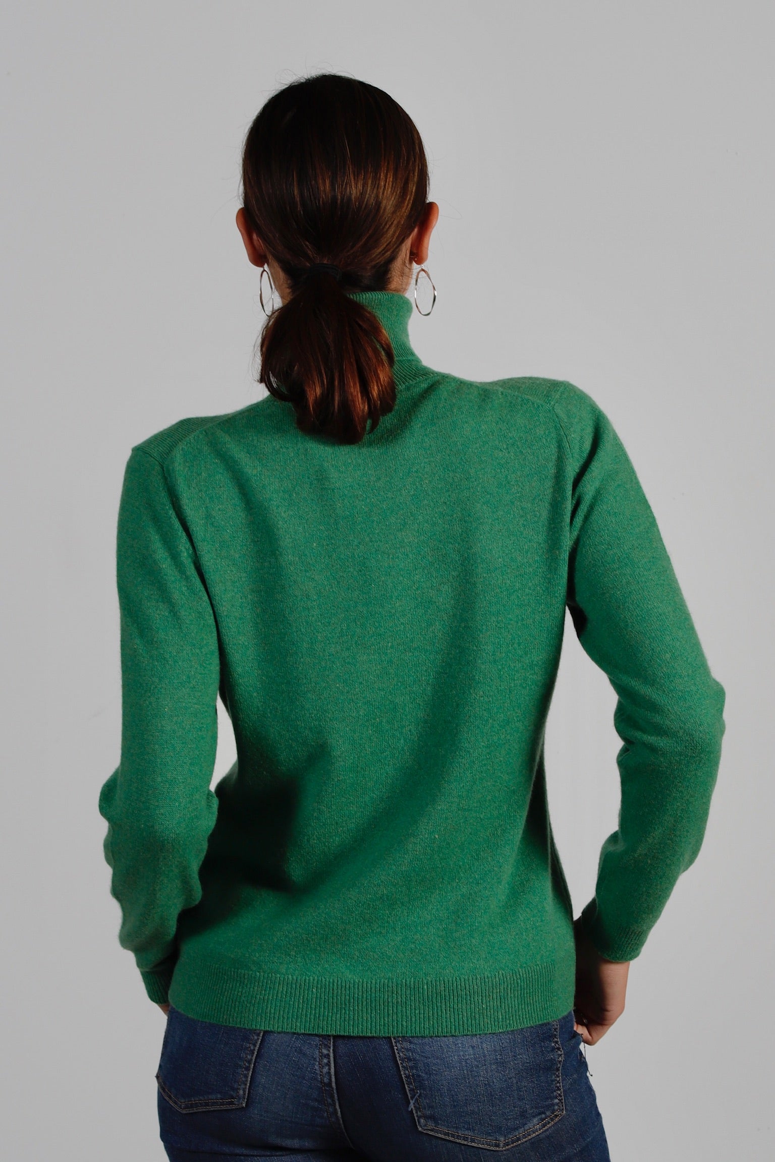 Pull Col Roulé Cachemire