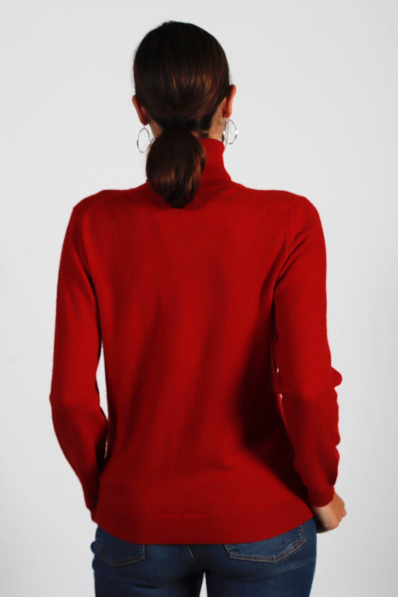 Pull Col Roulé Cachemire