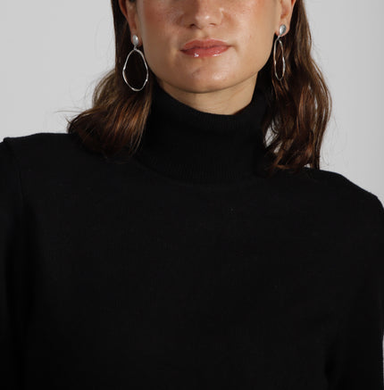 Pull Col Roulé Cachemire