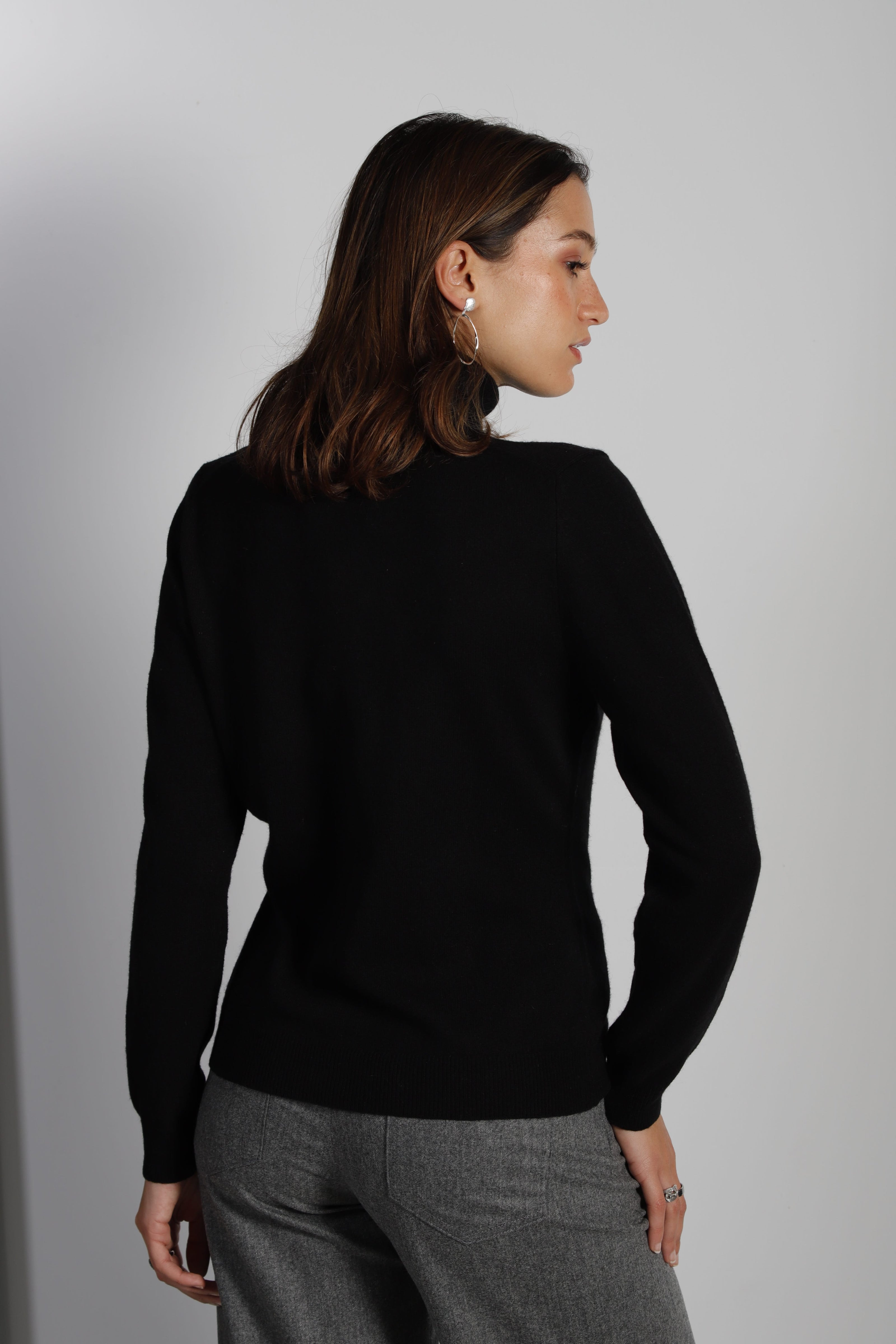 Pull Col Roulé Cachemire