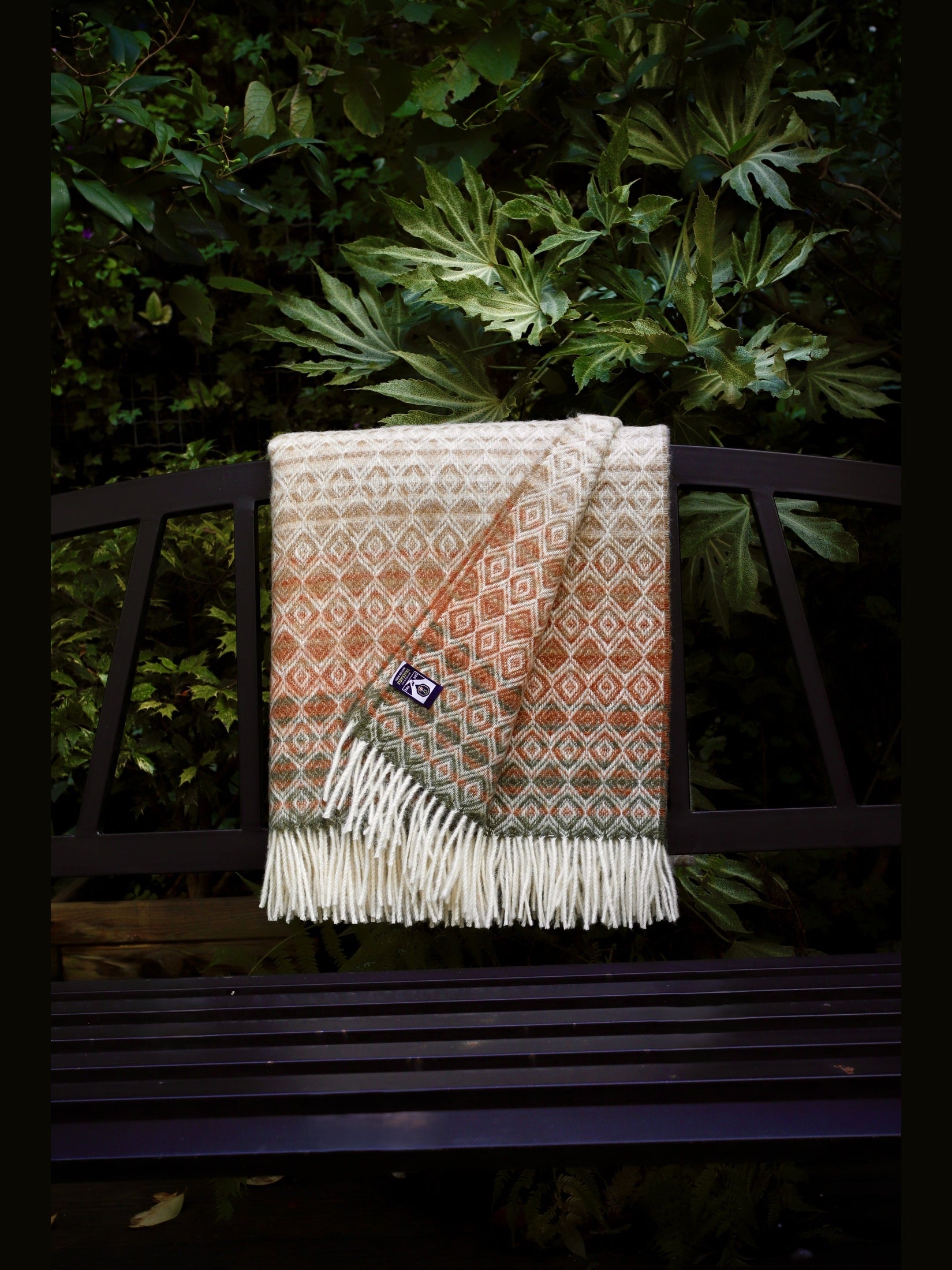 Plaid Terracota green
