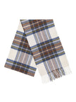 Echarpe Mérinos Tartan Muted Blue Stewart