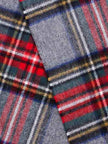 Echarpe Mérinos Tartan Grey Stewart