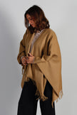 Ruana Unie Mérinos Camel