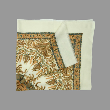 Carré Paisley Sable