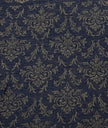 Echarpe motifs Jacquard bleu